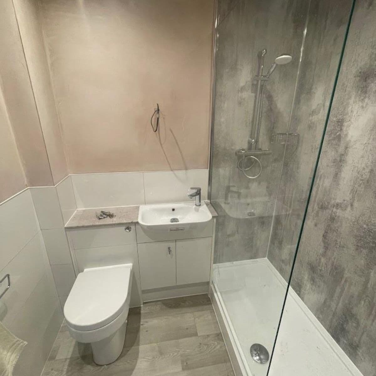 Luxury bathroom renovation in Cardiff completed by JM Plumbing Services