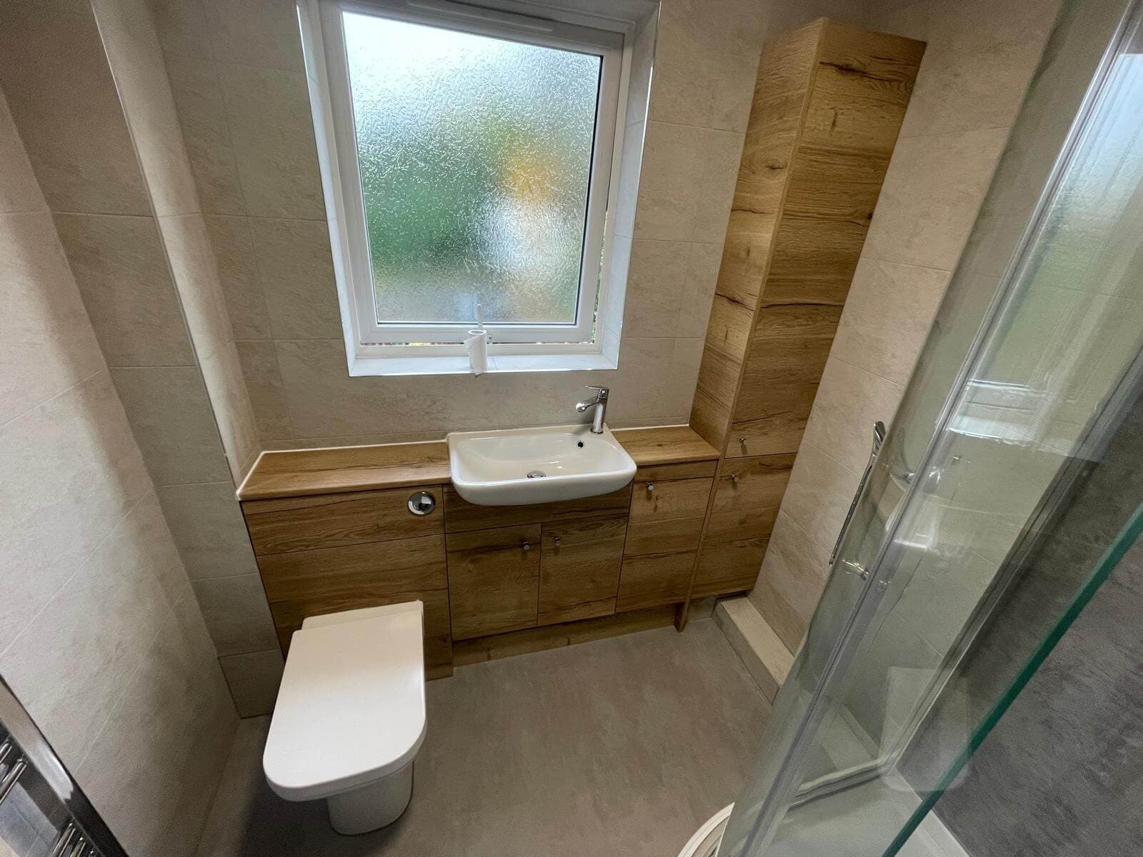 New bathroom fitted in Barry by JM Plumbing Services