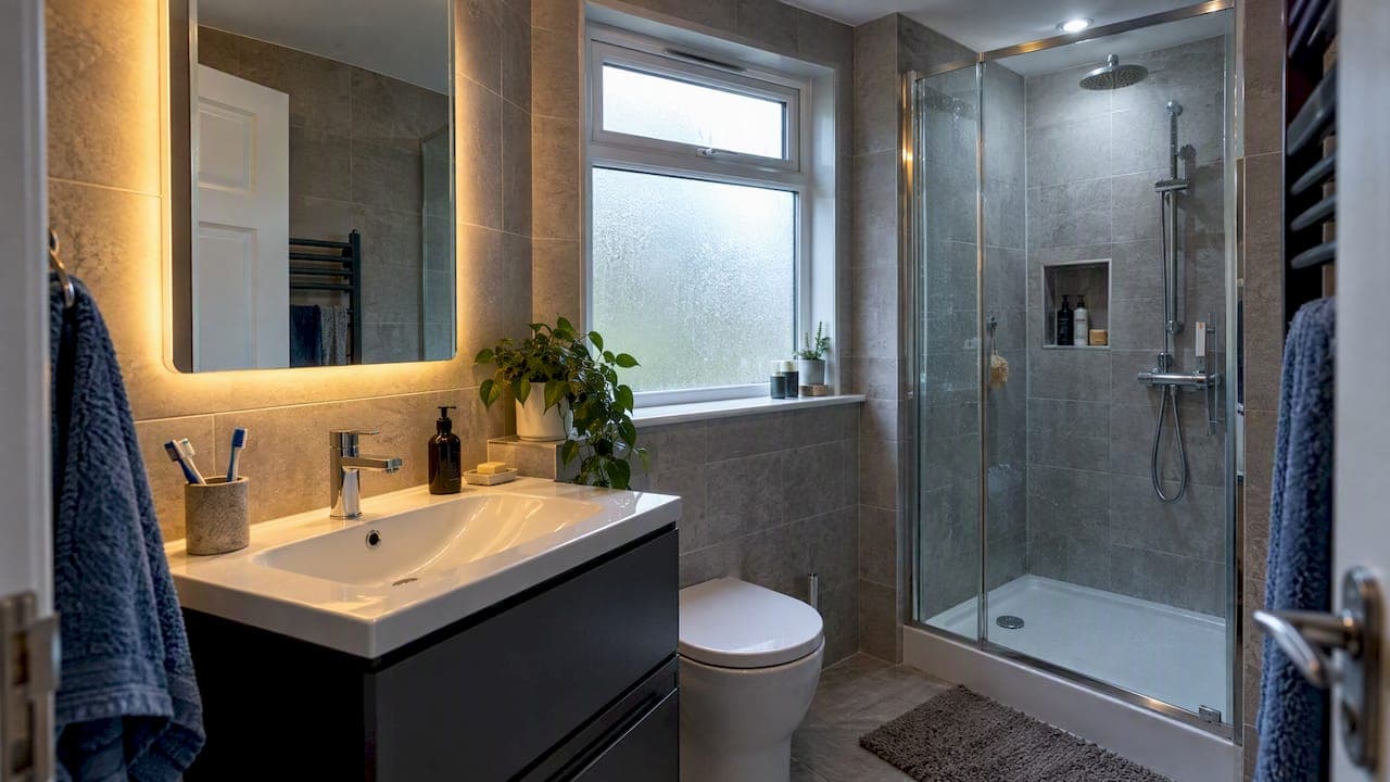 3000K–4000K at Vanity, IP65 at Shower: UK Bathroom Colour Temperature